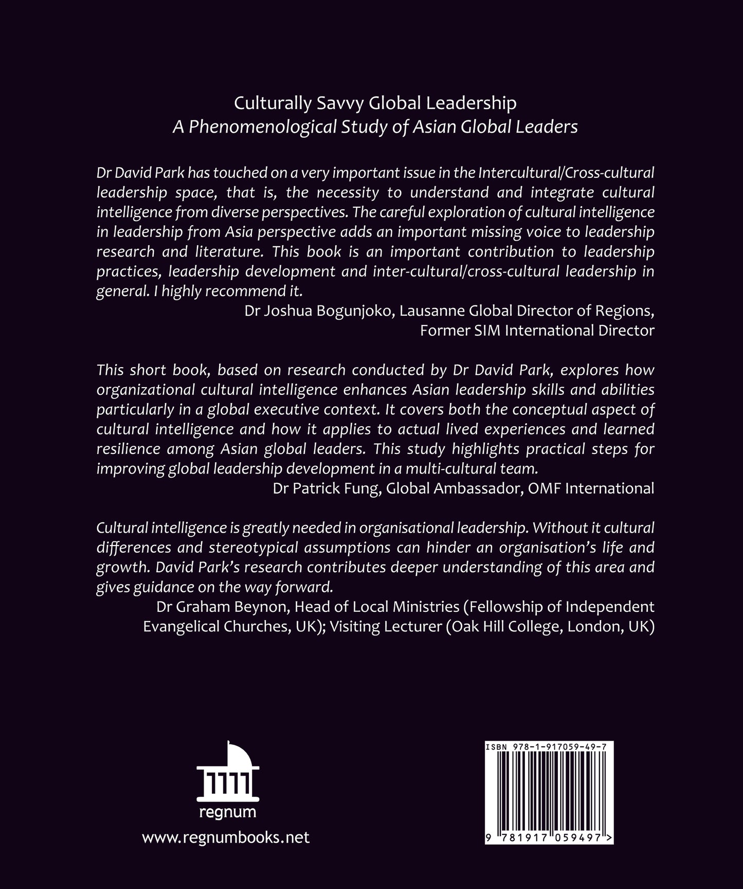 Culturally Savvy Global Leadership