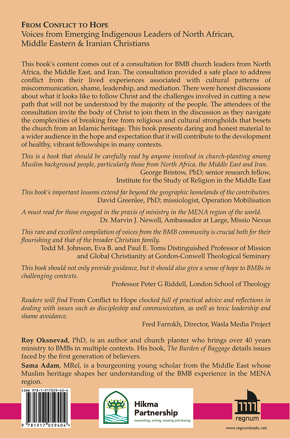 From Conflict to Hope