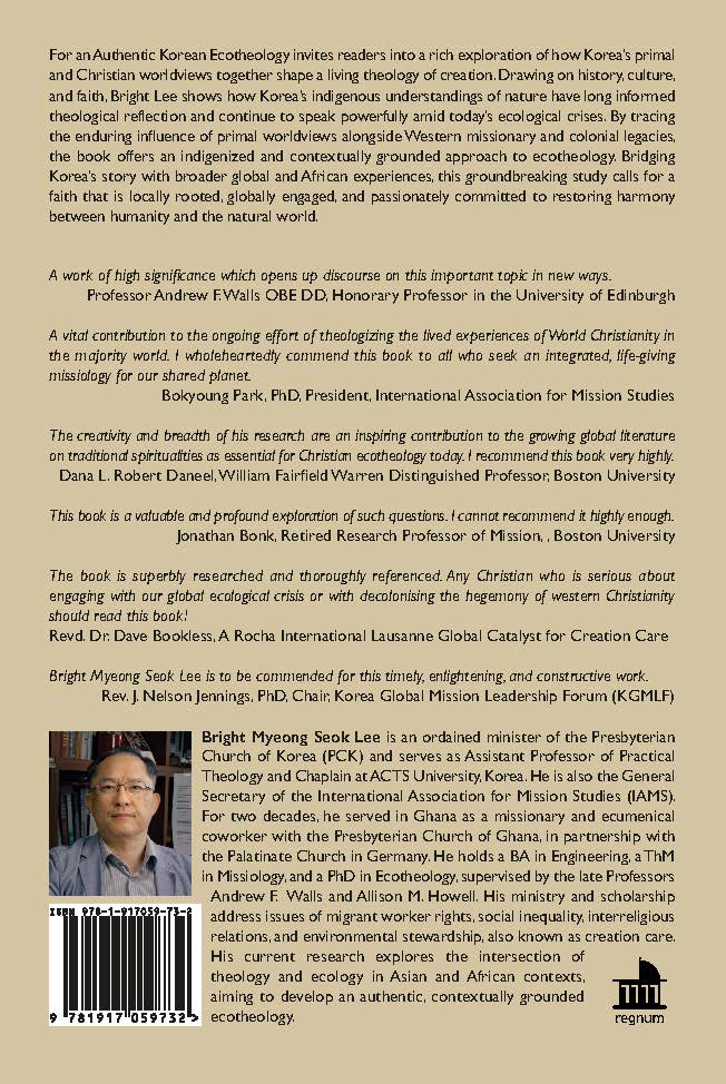 For an Authentic Korean Ecotheology