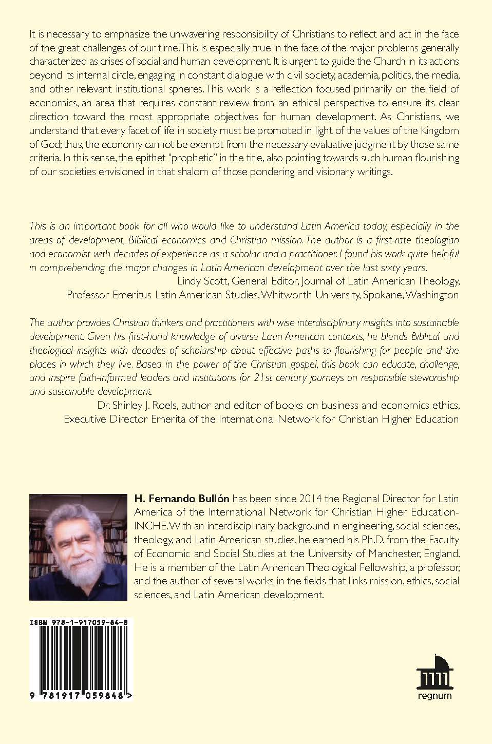 Mission, Prophetic Economics, Human Development