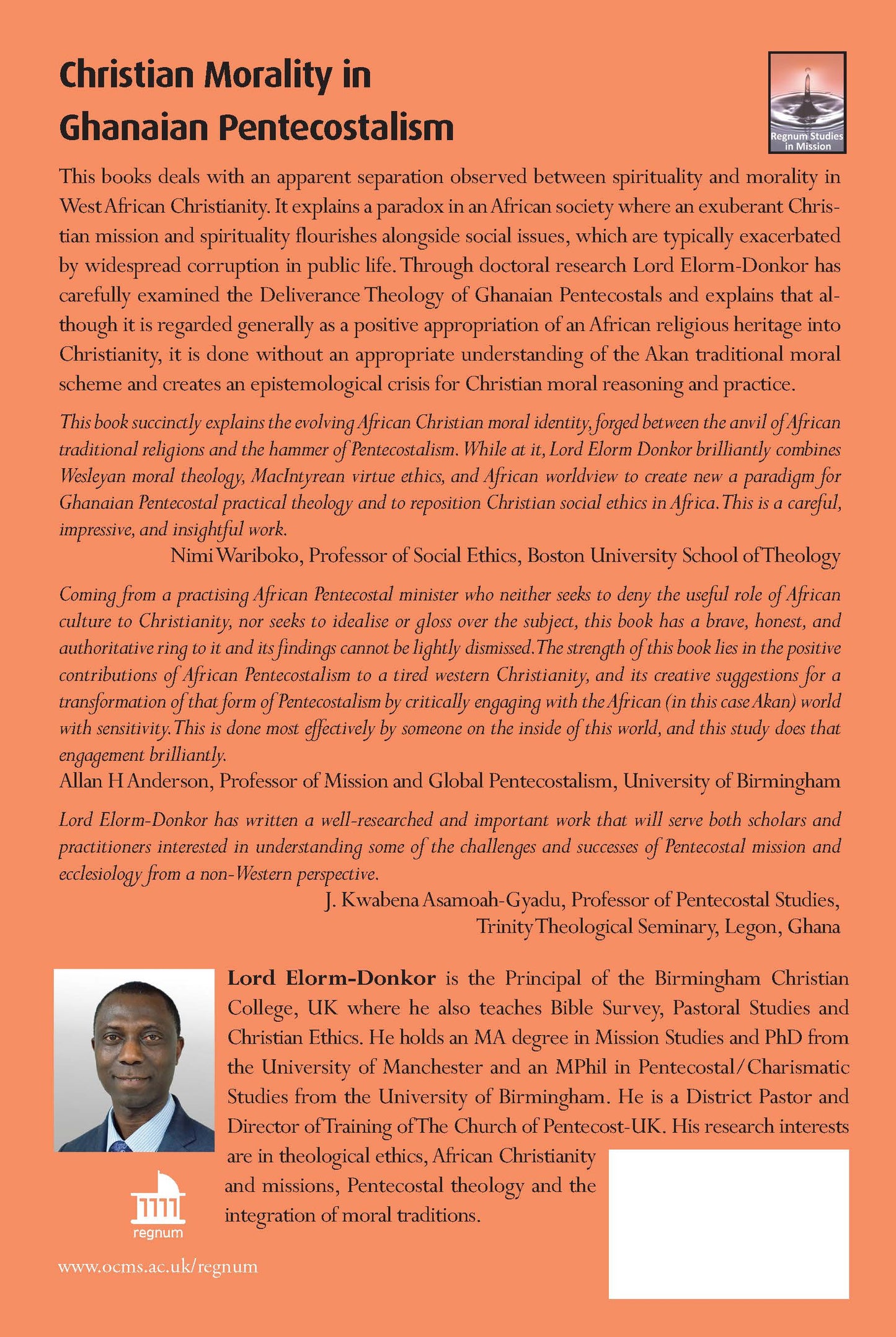 Christian Morality in Ghanaian Pentecostalism