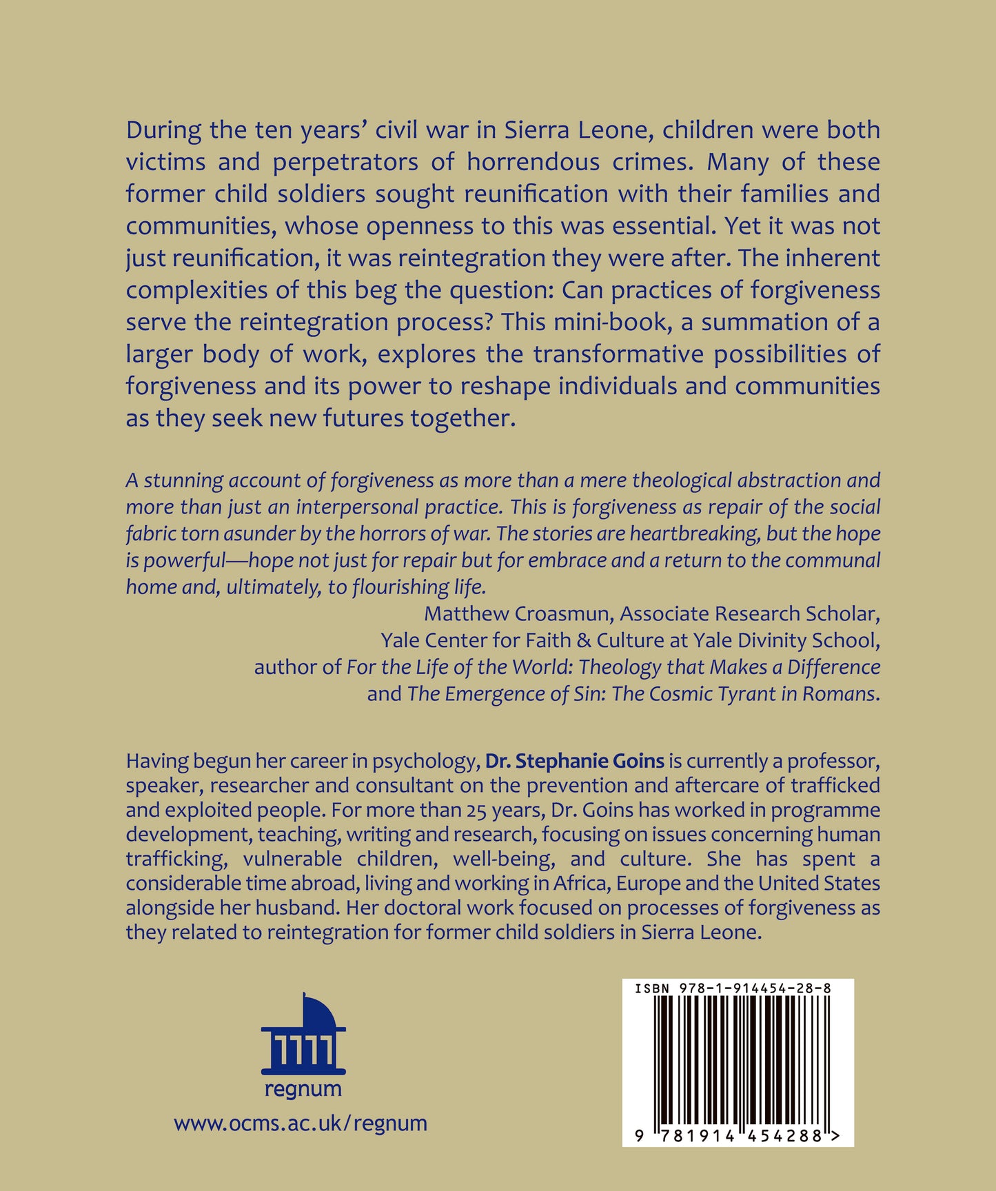 Forgiveness and the Reintegration of Child Soldiers