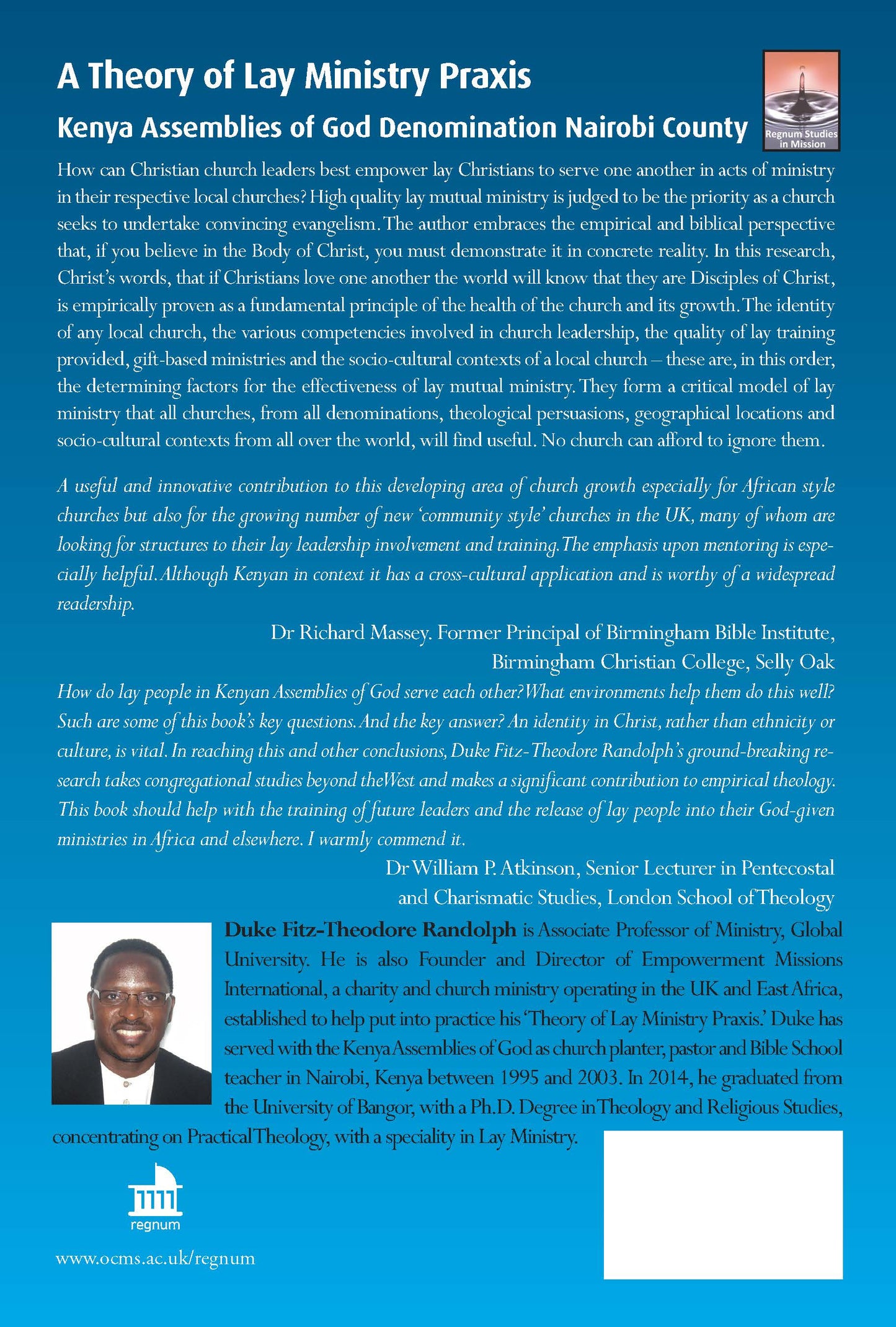 A Theory of Lay Praxis Ministry