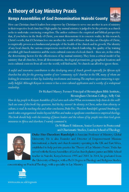 A Theory of Lay Praxis Ministry