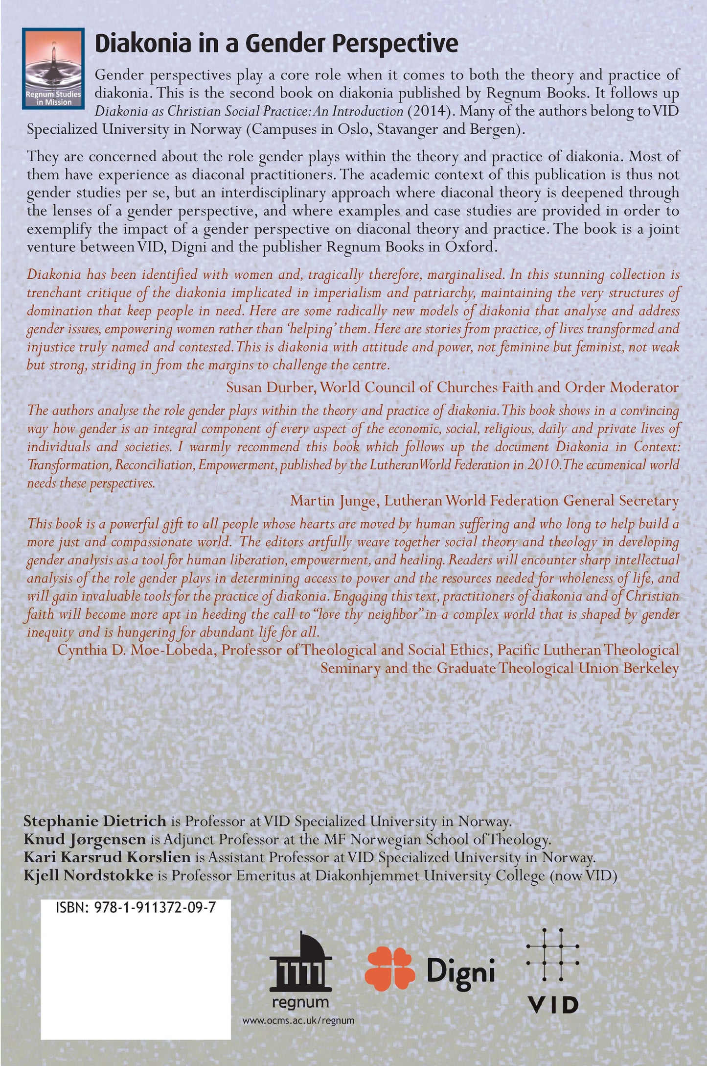 Diakonia in Gender Perspective