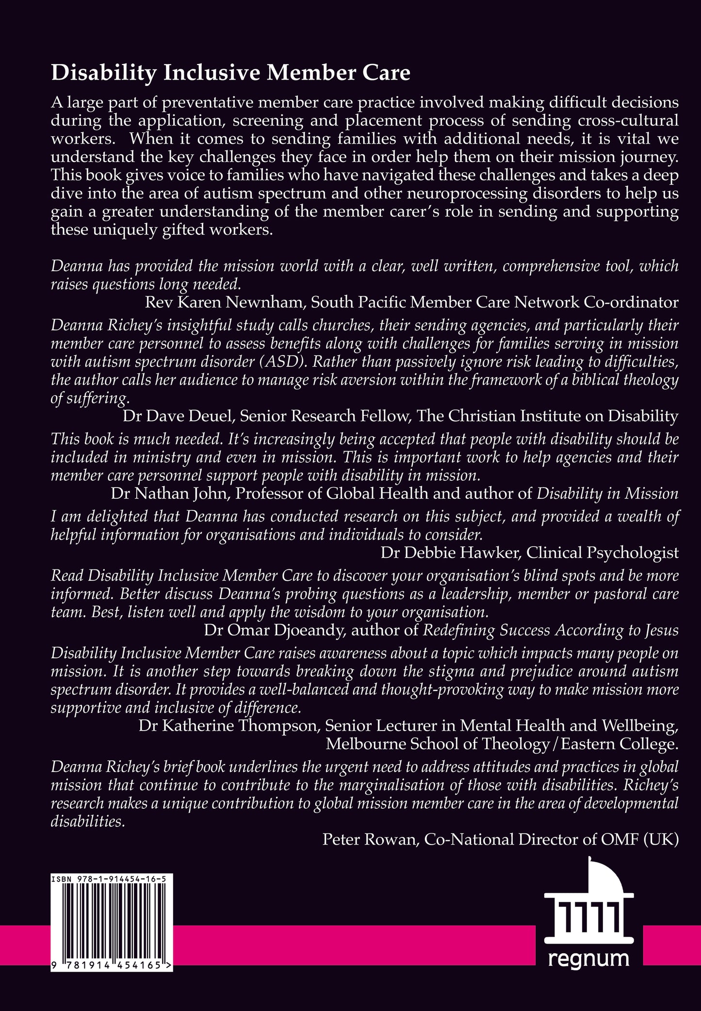 Disability Inclusive Member Care