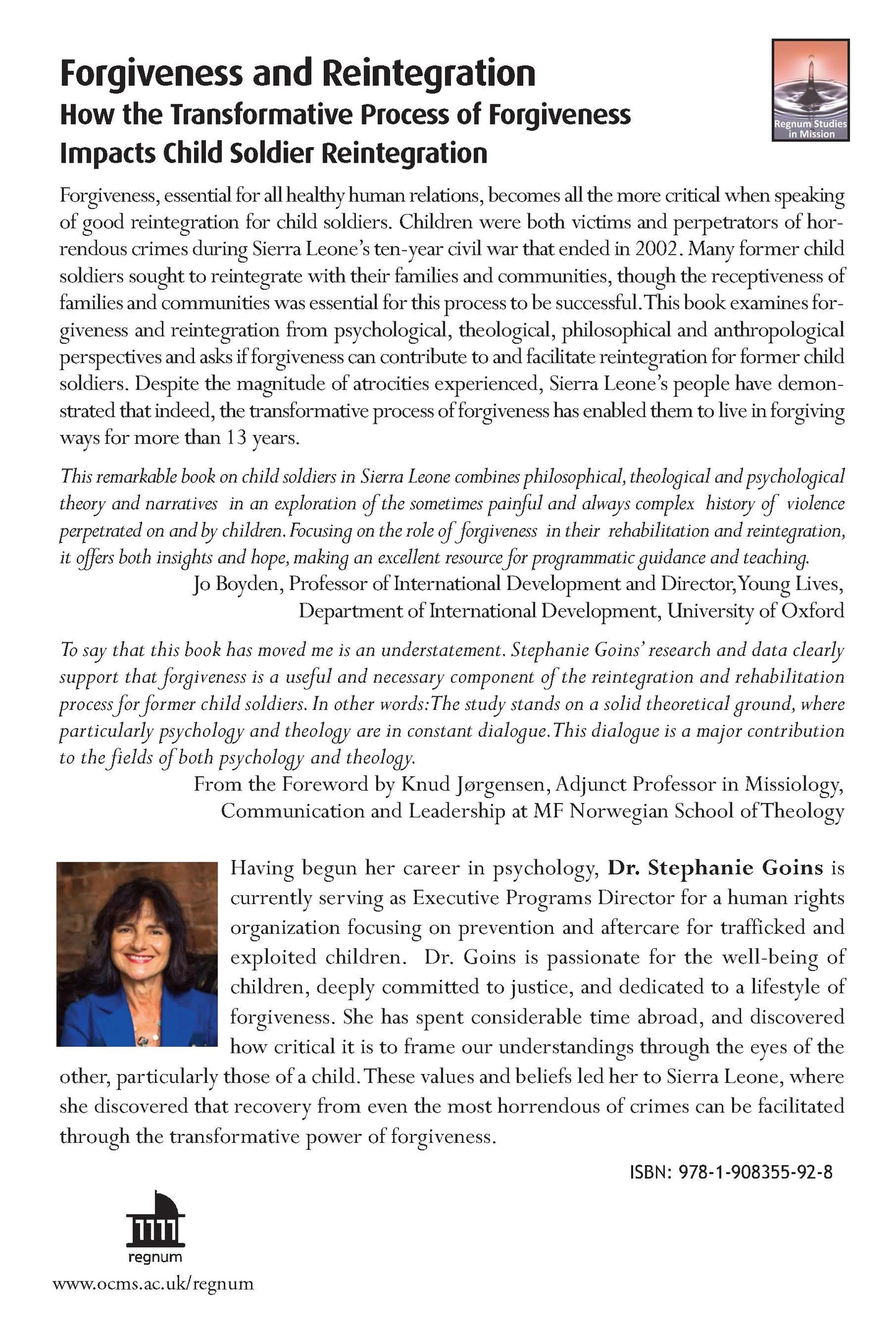 Forgiveness and Reintigration