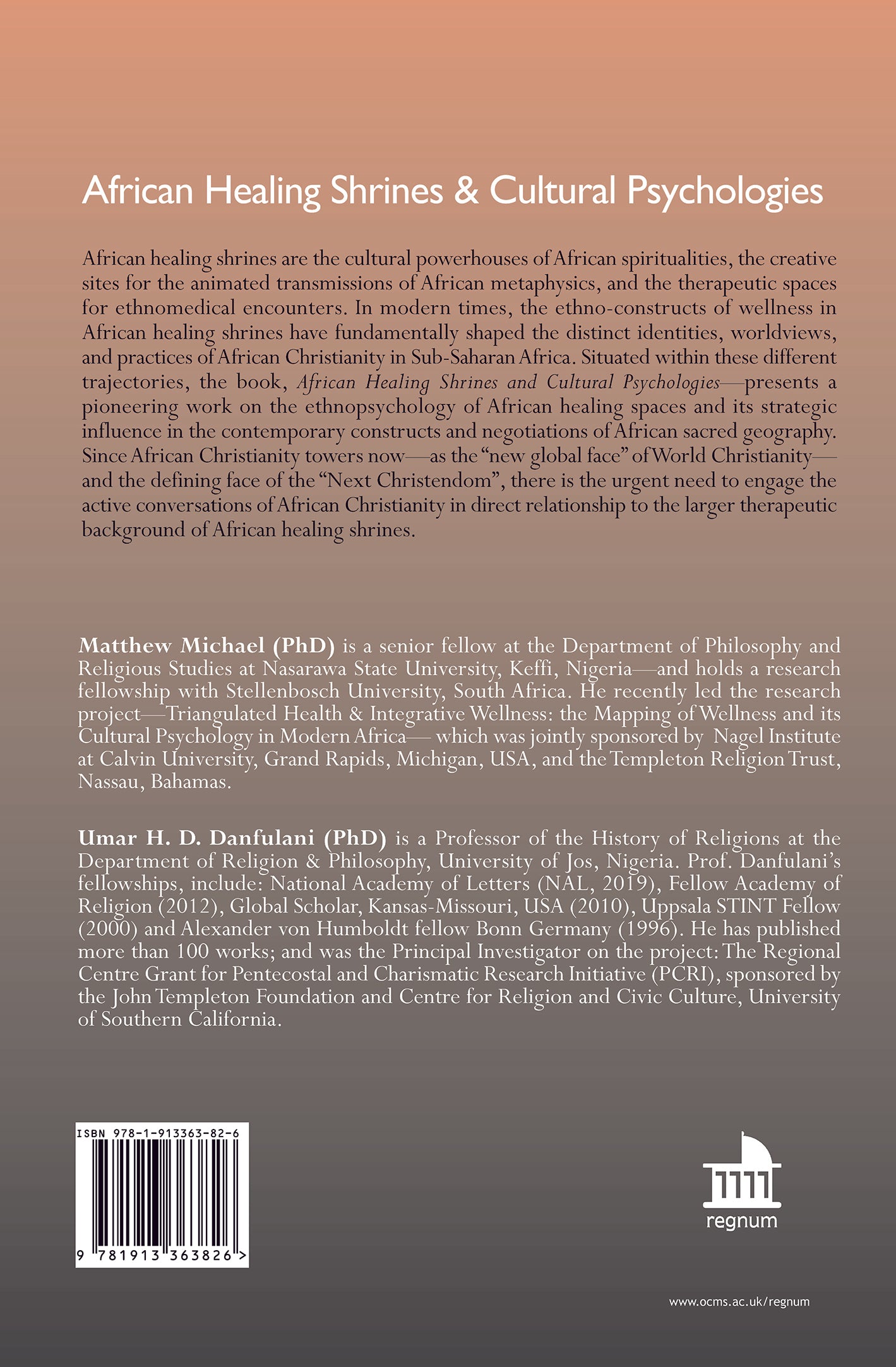 African Healing Shrines and Cultural Psychologies